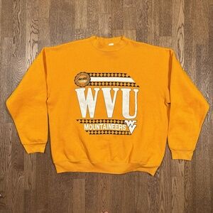 Vintage 90s West Virginia University Mountaineers Artex Sweatshirt Mens XL